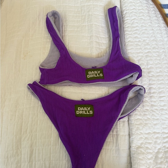 Daily Drills Other - Daily Drills Vibrant Purple Bikini